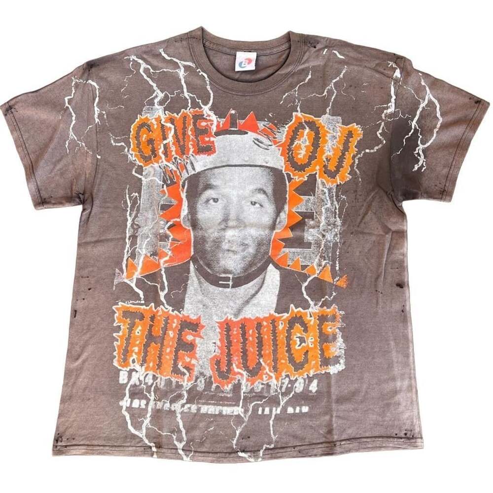 FADED Backstock Co By David Bywater OJ Simpson Vintage Bootleg T-Shirt 22” x 28”